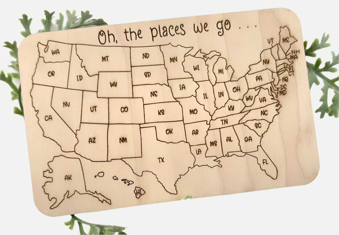 Oh The Places We Go Magnet