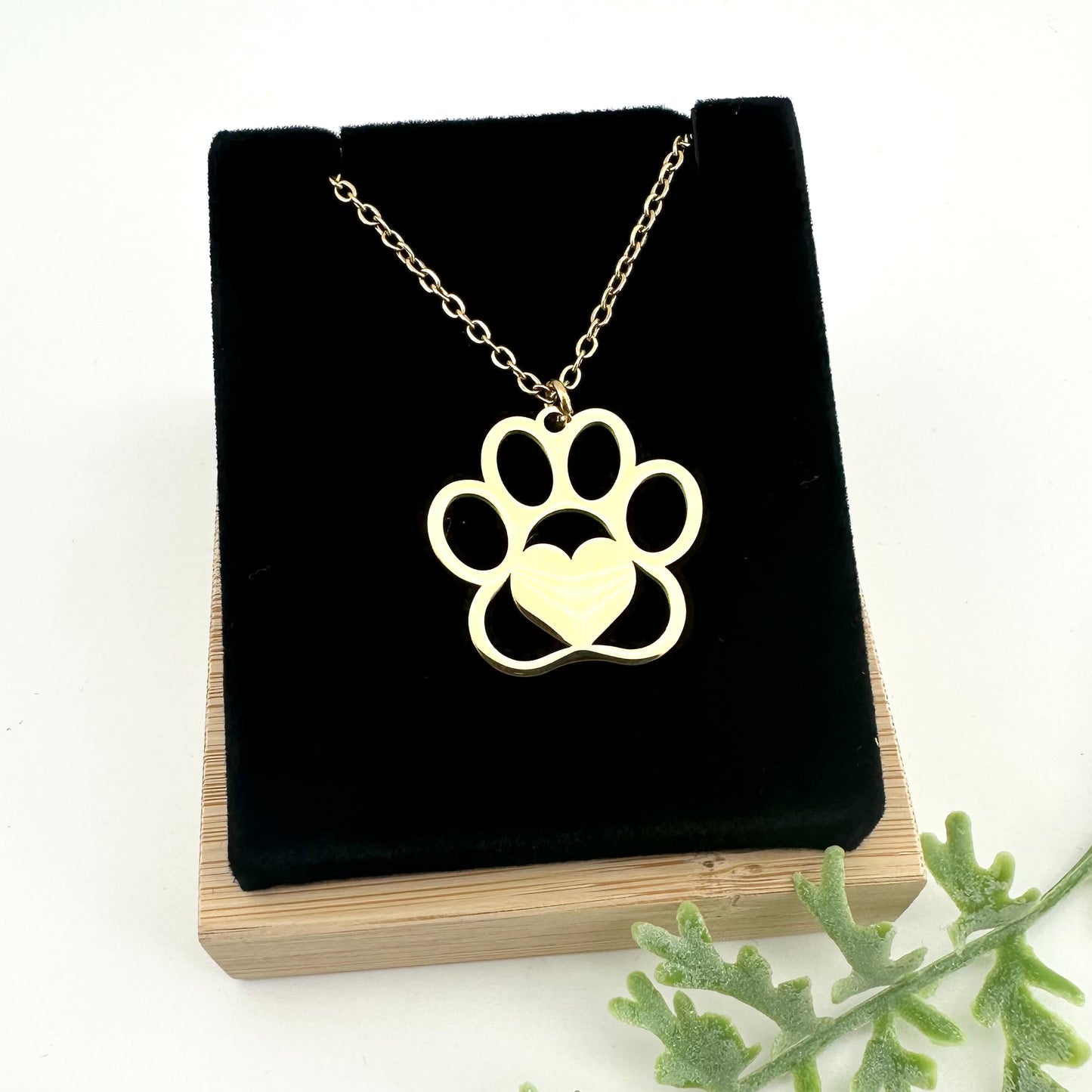 Pawprint Necklace or Keychain