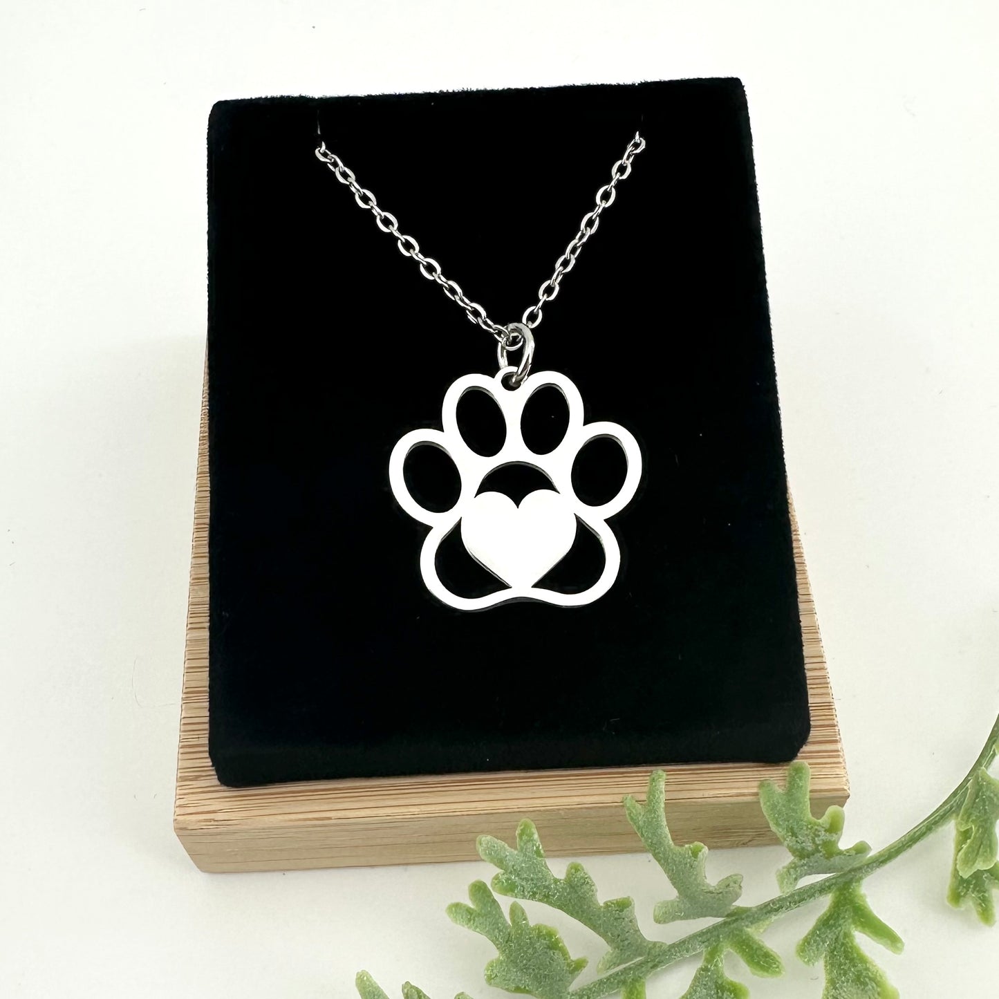 Pawprint Necklace or Keychain