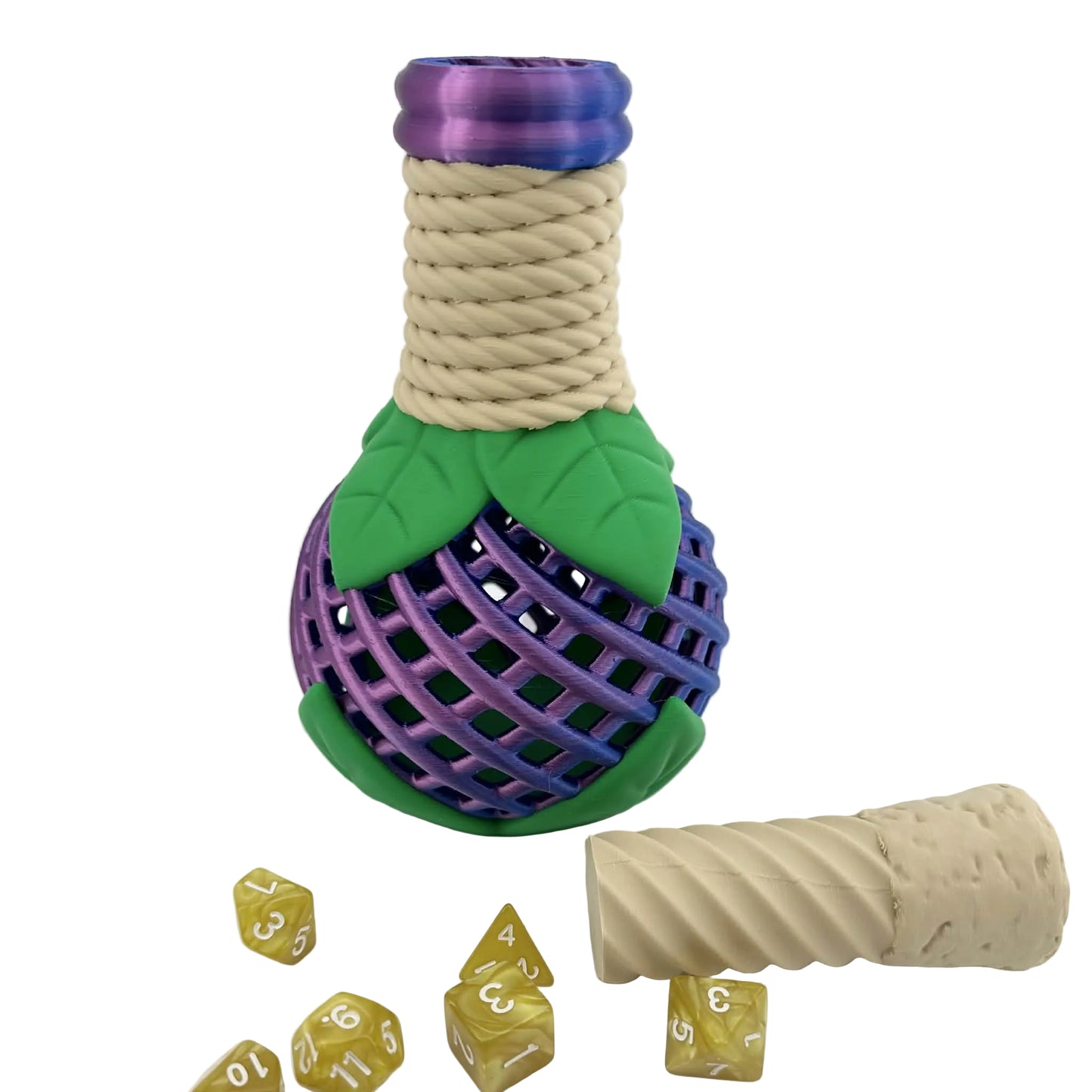 Dice Holder: 3D printed Potion Flask