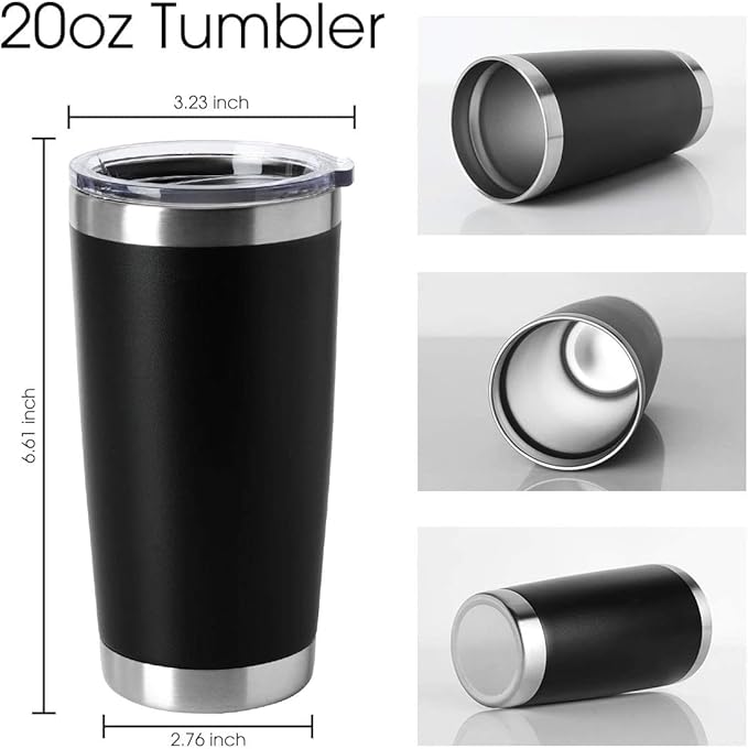 20 oz Laser-engraved Monogram Tumbler