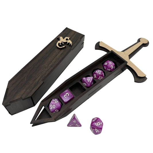 Dice Holder: Laser-cut and Engraved Dagger