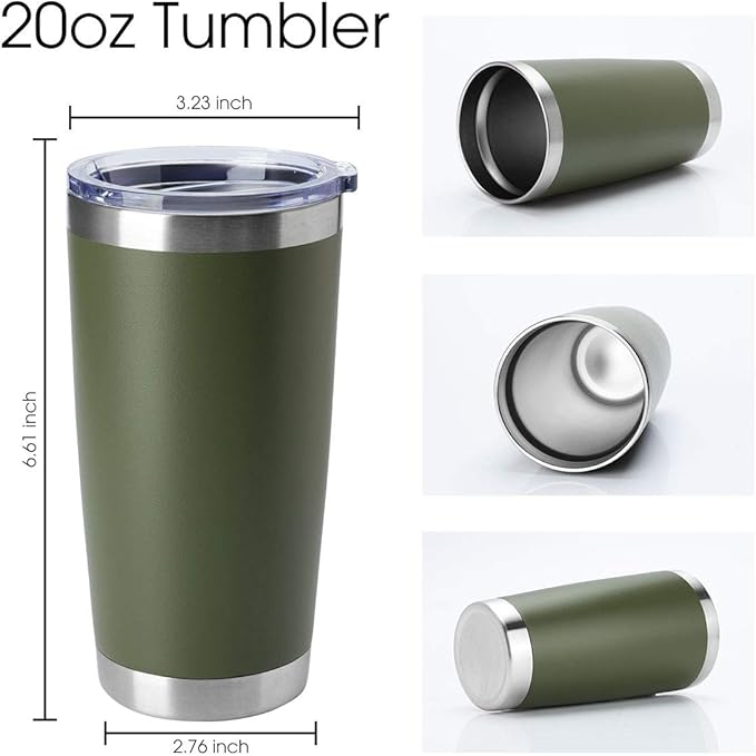 20 oz Laser-engraved Monogram Tumbler