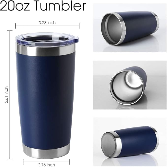 20 oz Laser-engraved Monogram Tumbler